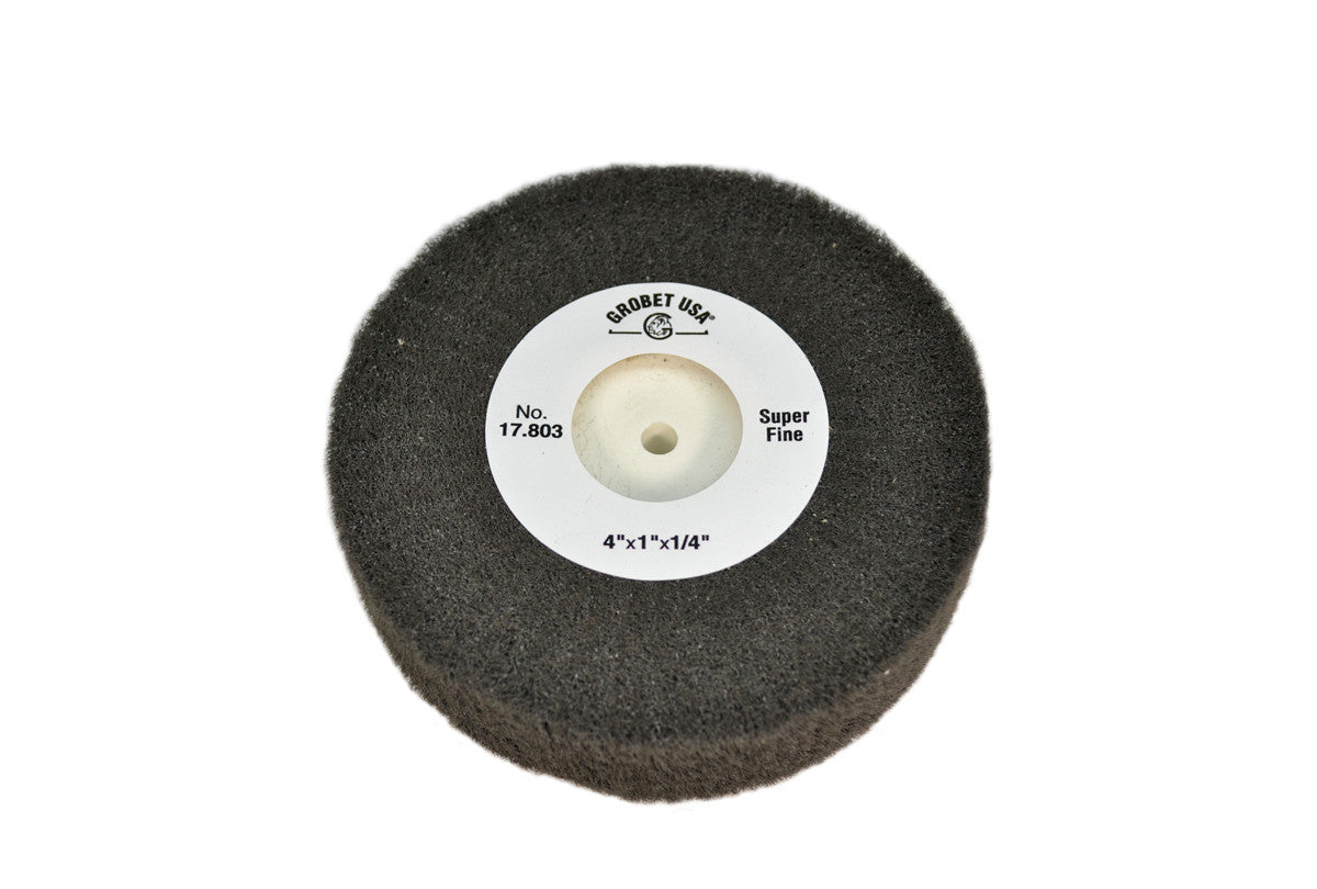 Grobet USA® 17.803 Silicon Oxide Flap Wheels, Super Fine, 4″ X 1″, EA