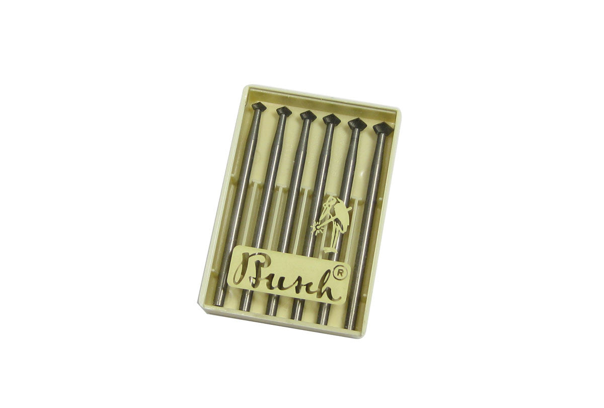 Grobet USA® 18.164 Busch Bur, 90° Hart, Set Of 6, EA