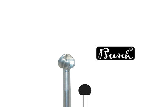 Grobet USA® 18.222 Busch Bur, Round, Fig. 1, Size 080, EA
