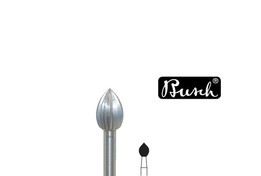 Grobet USA® 18.256 Busch Bur, Bud, Fig. 6, Size 040, EA