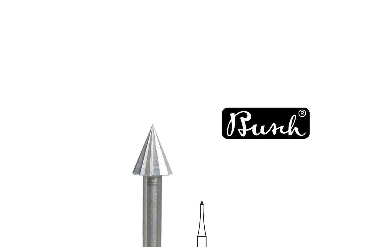 Grobet USA® 18.291 Busch Bur, Cone, Fig. 5, Size 010, EA