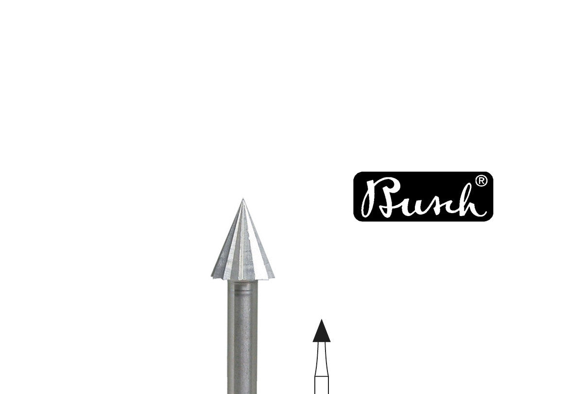 Grobet USA® 18.302 Busch Bur, Cone, Fig. 5, Size 031, EA