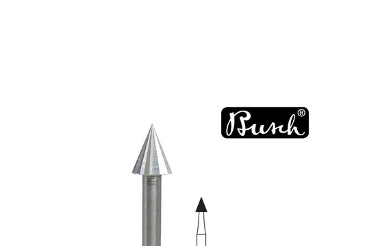 Grobet USA® 18.303 Busch Bur, Cone, Fig. 5, Size 033, EA