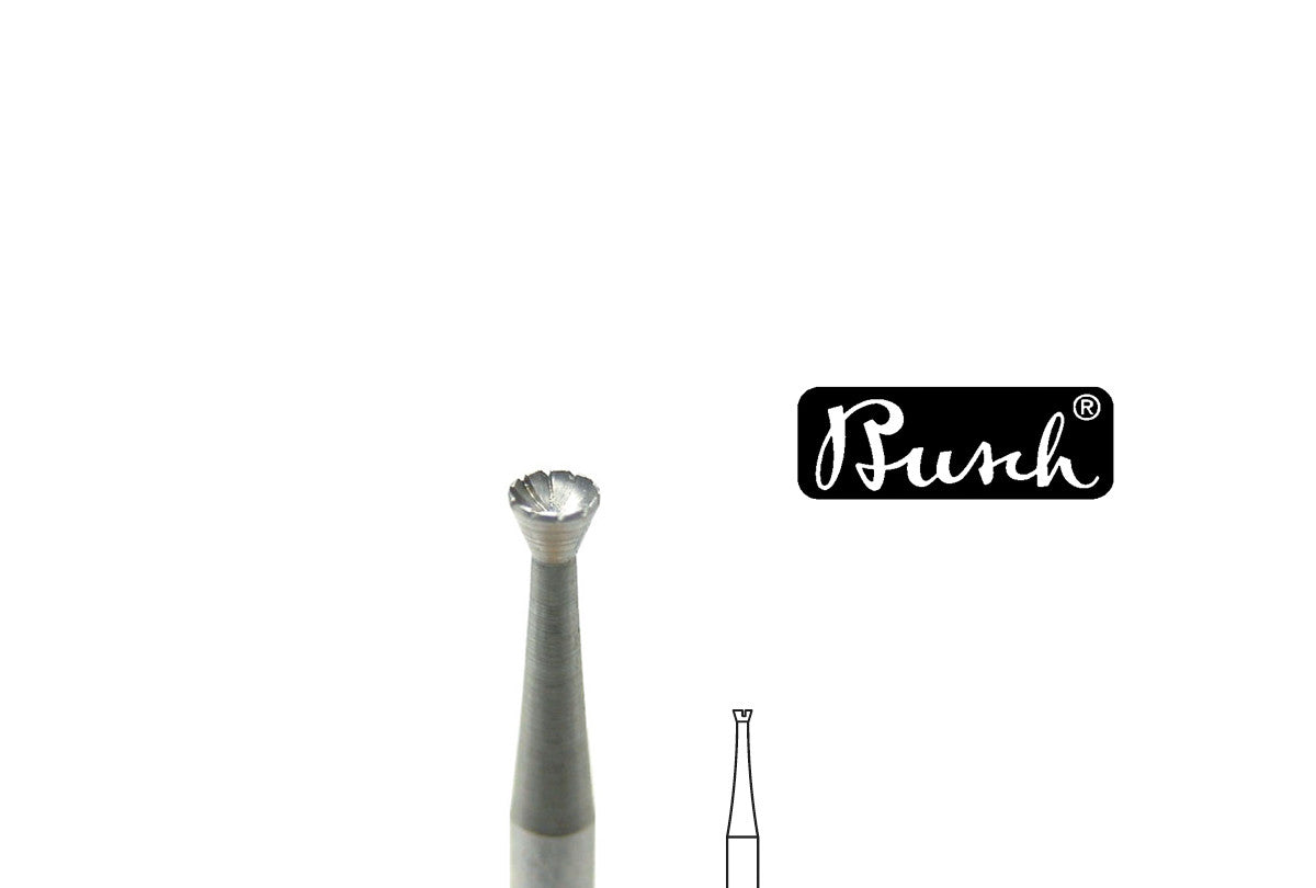 Grobet USA® 18.414 Busch Bur, Fast Cup, Fig. 411C, Size 012, EA