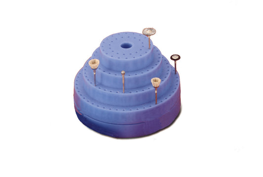 Grobet USA® 19.927 Rotating Bur Stand For 3/32 Shank Burs, EA