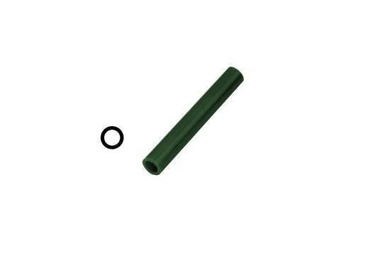 Grobet USA® 21.02719 Matt Ring Tube, Green, With Centered Hole, EA