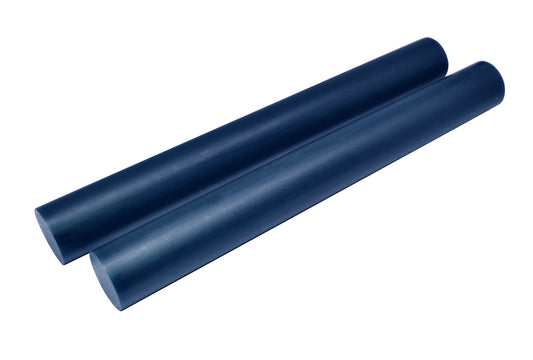 Grobet USA® 21.0732 Ferris Wax, File-A-Wax, Round Bar, Blue, EA