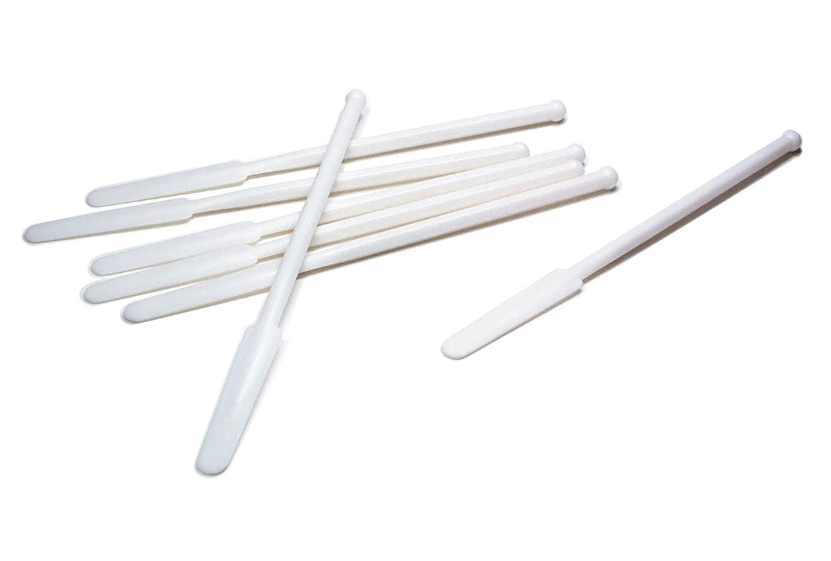Grobet USA® 21.185 Dispatulas, Plastic Disposable Spatulas, Box Of 100, EA