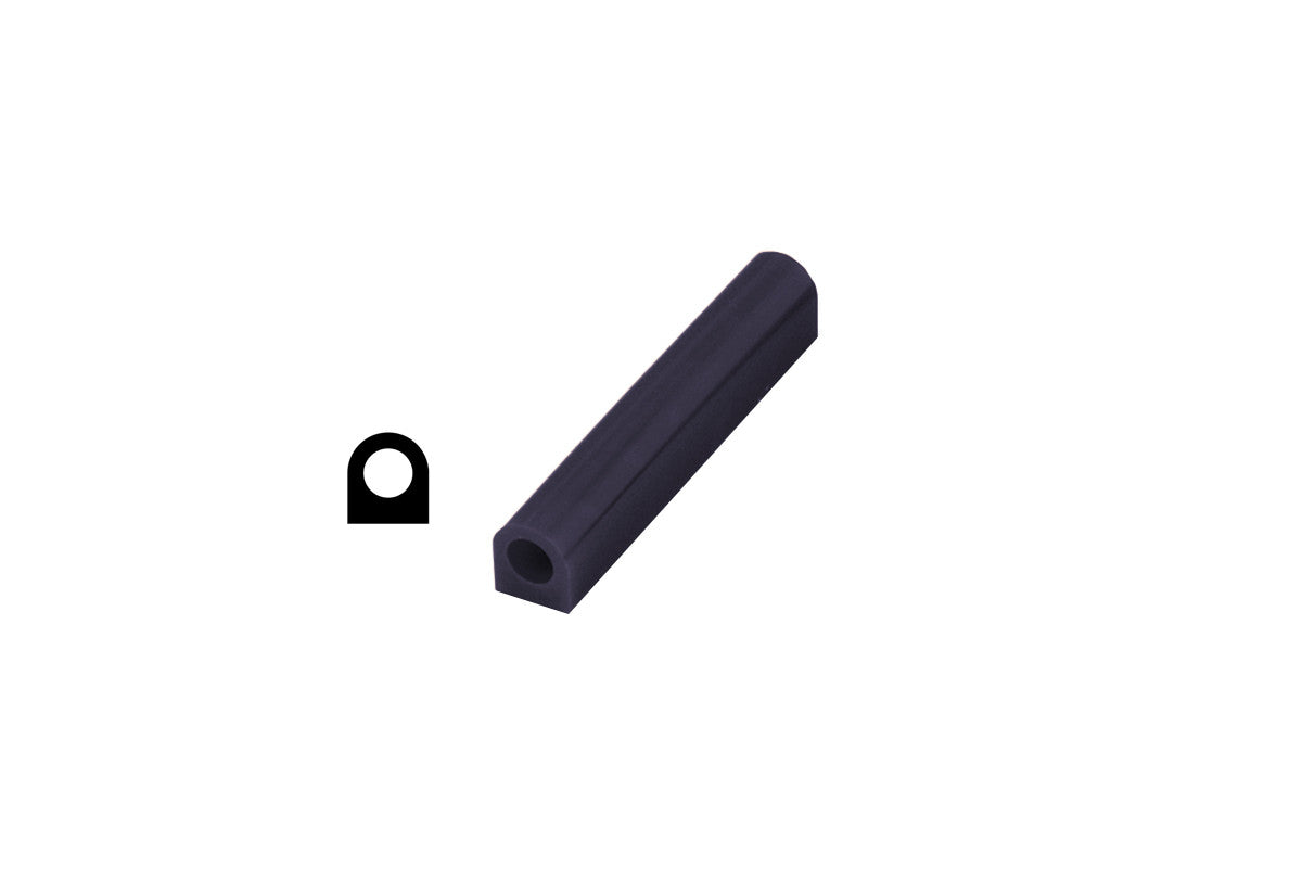 Grobet USA® 21.374 Ferris Wax, File-A-Wax Ring Tube, Flat Side With Hole, Purple, EA