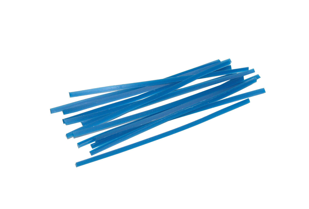 Grobet USA® 21.552 Blue Wax Wires, Triangle, Gauge 14, 2 Oz. Box, EA
