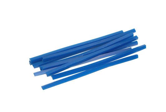 Grobet USA® 21.555 Blue Wax Wires, Square, Gauge 10, 2 Oz. Box, EA