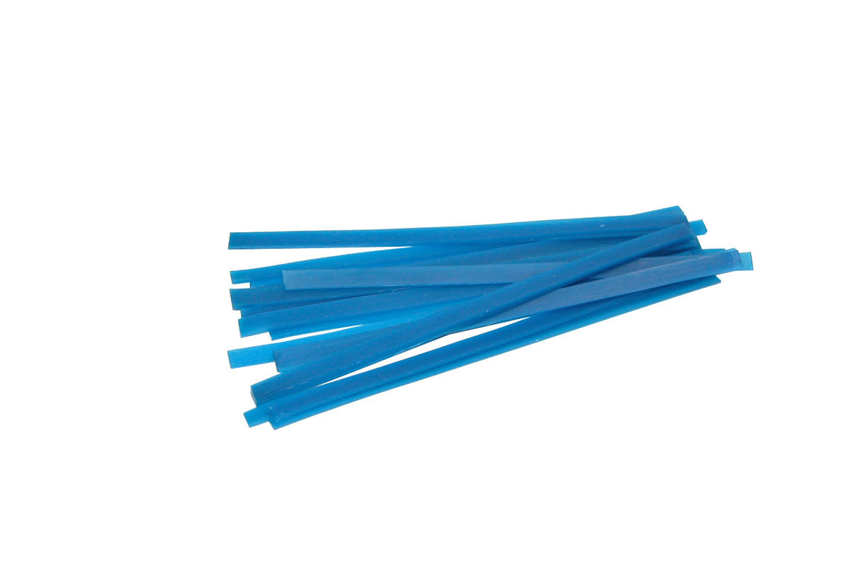 Grobet USA® 21.57402 Blue Wax Wires, Half Round, Gauge 3, 2 Oz. Box, EA