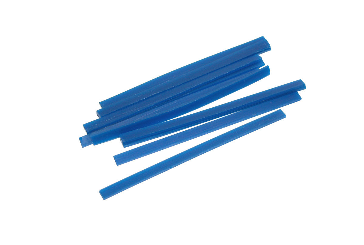 Grobet USA® 21.602 Blue Wax Wires, Rectangle, Gauge 10, 2 Oz. Box, EA