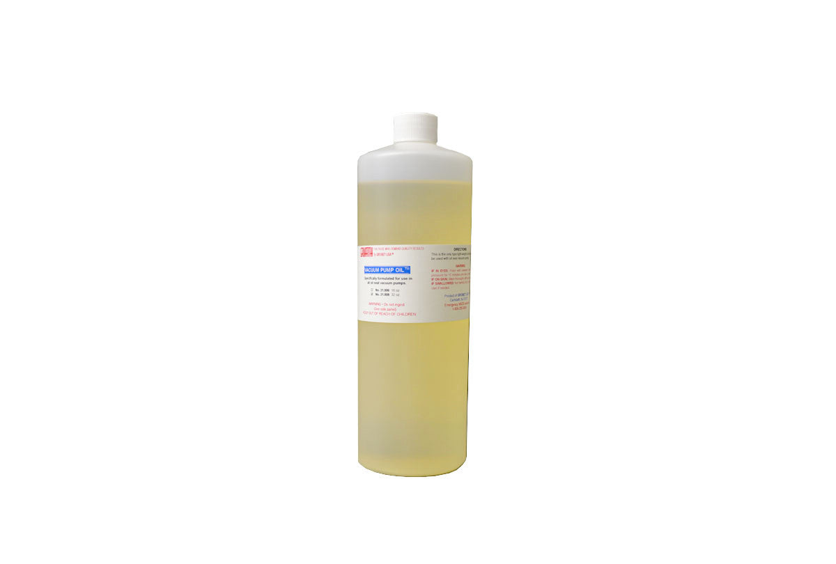 Grobet USA® 21.808 Vacuum Pump Oil, 32 Oz. Bottle, EA