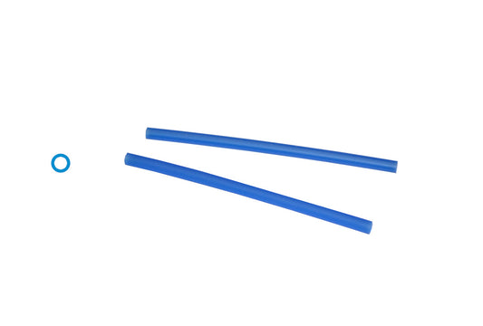 Grobet USA® 21.917 Cowdery Profile Wax, Round Tube, 2.5 Mm, Blue, EA