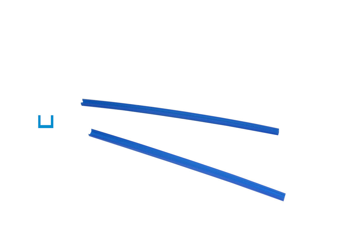 Grobet USA® 21.945 Cowdery Profile Wax, Channel, 1 Mm, Blue, EA