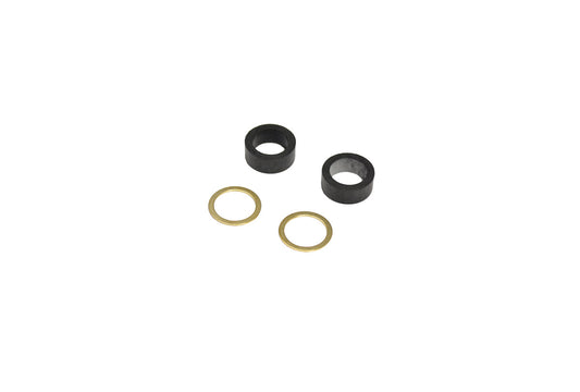 Grobet USA® 23.711 Rubber Gaskets And Brass Washer Set For Sight Glass, EA