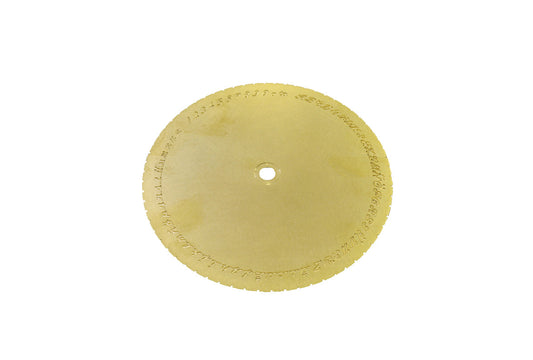 Grobet USA® 26.391 New Hermes Connecting Script Dial For The Inside Ring Engraver, EA