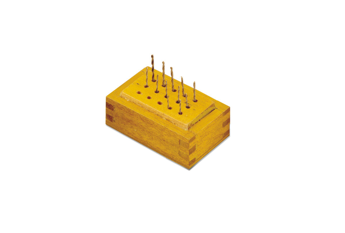 Grobet USA® 28.503 Drill Set, Mascot Brand, 12 Pc. In Wood Box, Sizes 50 To 60, EA