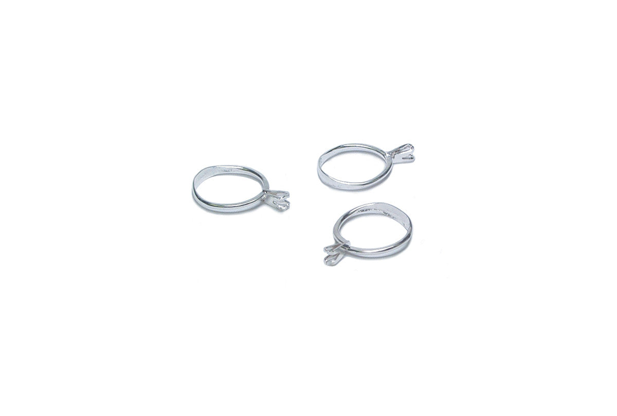 Grobet USA® 35.102 Stone Display Slvr Long Prong, EA