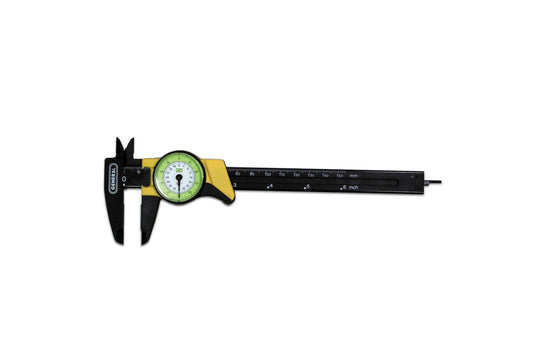 Grobet USA® 35.184 High-Impact Plastic Dial Caliper, Metric, EA