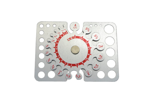 Grobet USA® 35.562 K&B Diamond And Stone Gauge, EA