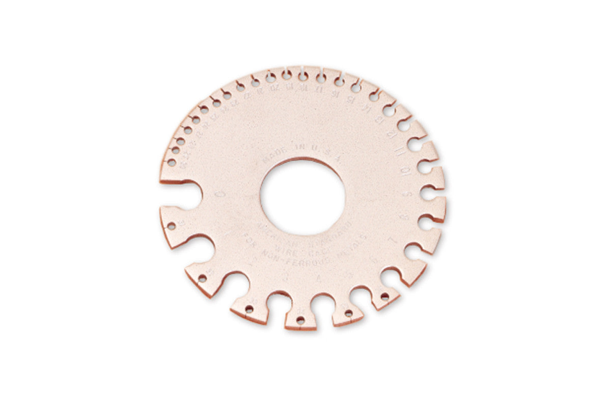 Grobet USA® 35.568 B&S Gauge Wire And Drill Gauge, EA