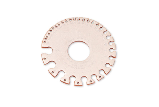 Grobet USA® 35.568 B&S Gauge Wire And Drill Gauge, EA
