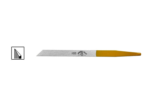 Grobet USA® 36.303 Grobet High Speed Steel Graver, Knife 3, EA