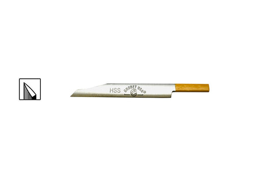 Grobet USA® 36.332 Grobet High Speed Steel Pre-Shaped Graver, Onglette 1, EA