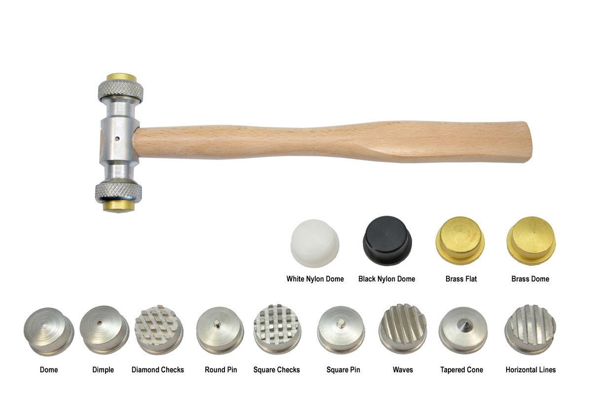 Grobet USA® 37.595 Thirteen-In-One Texturing Hammer, EA