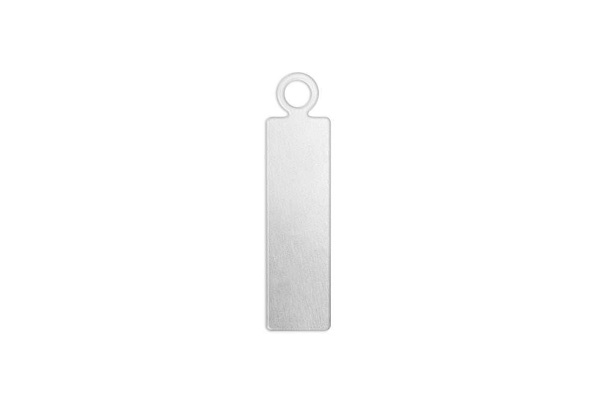 Grobet USA® 41.507 Rectangle Tag W/ Ring, Aluminum 20G, 5/8″ X 3/16″, EA