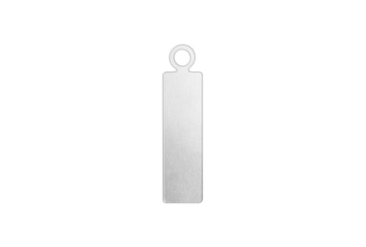 Grobet USA® 41.507 Rectangle Tag W/ Ring, Aluminum 20G, 5/8″ X 3/16″, EA