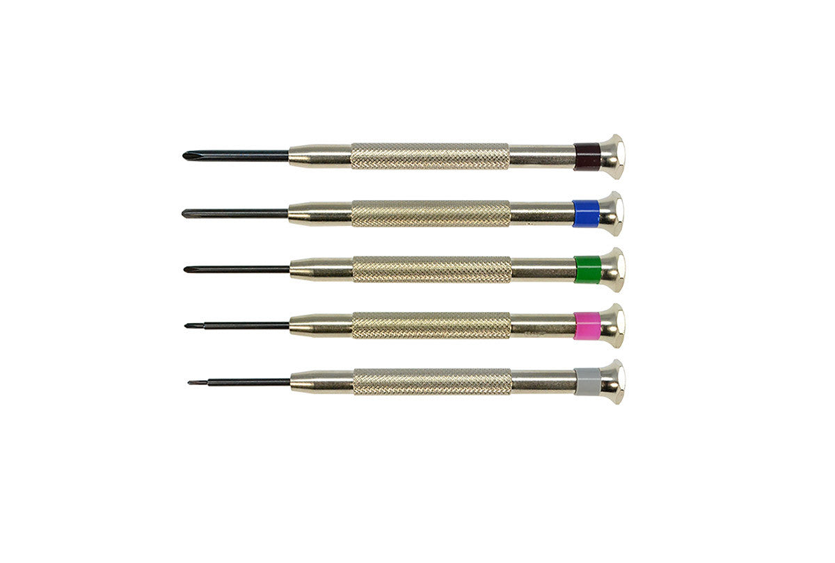 Grobet USA® 52.072 Set Of Five Phillips Screwdrivers, EA