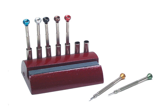 Grobet USA® 52.0762 Screwdriver & Stand Set, EA