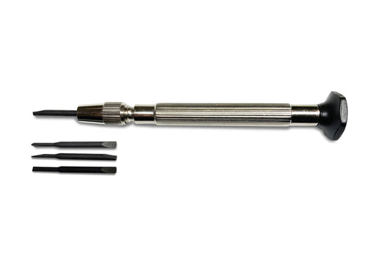 Grobet USA® 52.45 Screwdriver With Flat Blade, 1.5Mm X 2.2Mm, EA