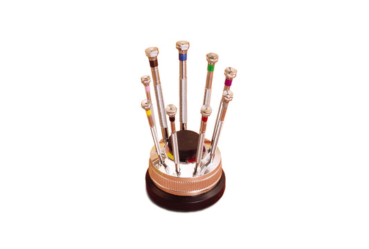 Grobet USA® 52.54 Screwdrivers Watchmaker Set X9, EA