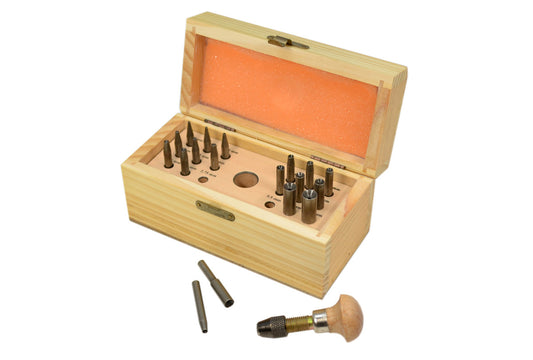 Grobet USA® 55.75 Round Bezel Setting Punch Set, EA