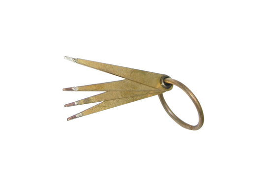 Grobet USA® 56.706 Set Of 4 Testing Needles For 10, 14 And 18 Karat Gold And Silver, EA