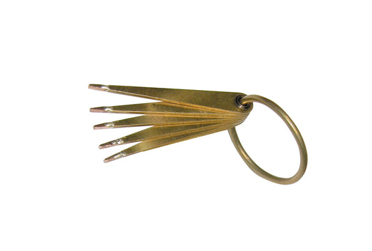 Grobet USA® 56.707 Set Of 5 Testing Needles For 8, 10, 12, 14 And 18 Karat Gold, EA