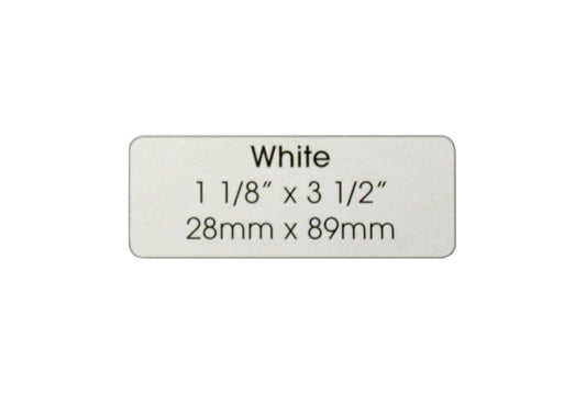 Grobet USA® 60.217 White Address Label, EA
