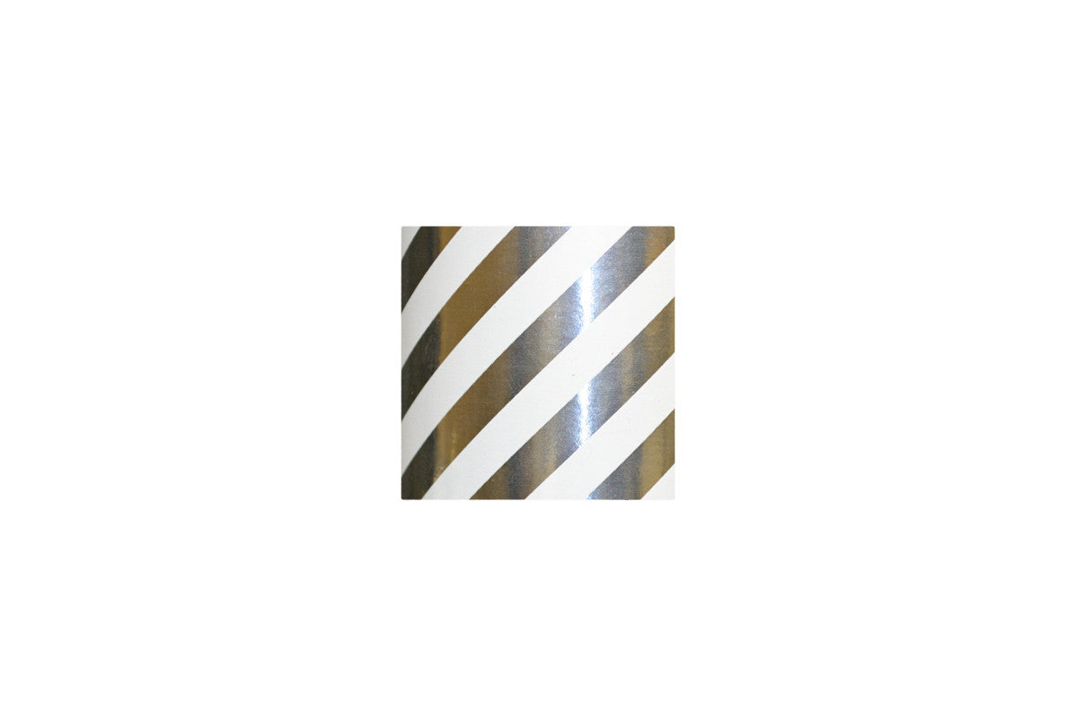 Grobet USA® 61.075 Foil Paper-Silver Stripe #324, EA