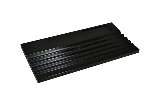 Grobet USA® 61.468 Grooved Sorting Tray, Black, EA