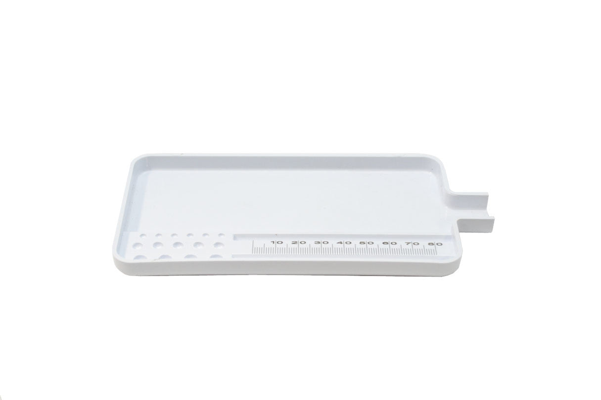 Grobet USA® 61.471 Sorting Tray With Neck, White, EA