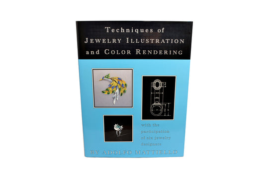 Grobet USA® 62.49501 Matt “Techniques Of Jewelry Illustration And Color Rendering” Book, EA