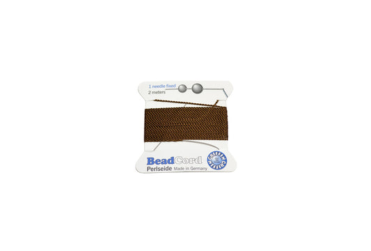 Grobet USA® 68.443 Nylon Card, Brown, Size 8, EA