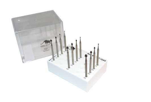 Grobet USA® 77.156 Panther Burs, Set Of 12, Bud, Fig. 6, EA