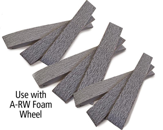 Foredom AK5500 Sanding Belt Assort.4"X1", 3Ea. 80,120,240,320,600,1000 Grit