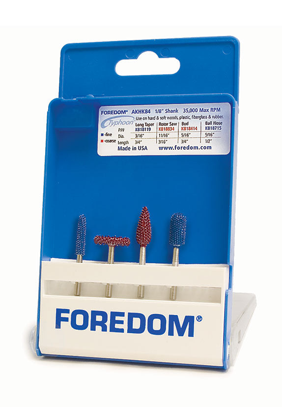Foredom AKHK84 Typhoon, 1/8, 4Pc Kit