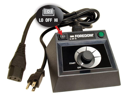 Foredom C.EMXF-1 Control W/Dual Speed Range, Dial, For Tx Motors, 115V